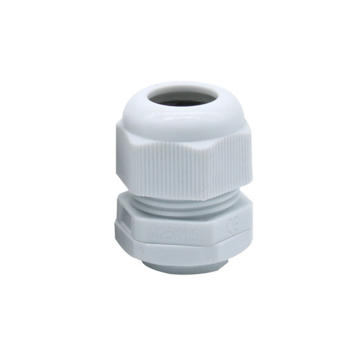Metric Gregorian plastic cable connector M-type waterproof connector threaded fixed waterproof connector M12*1.5