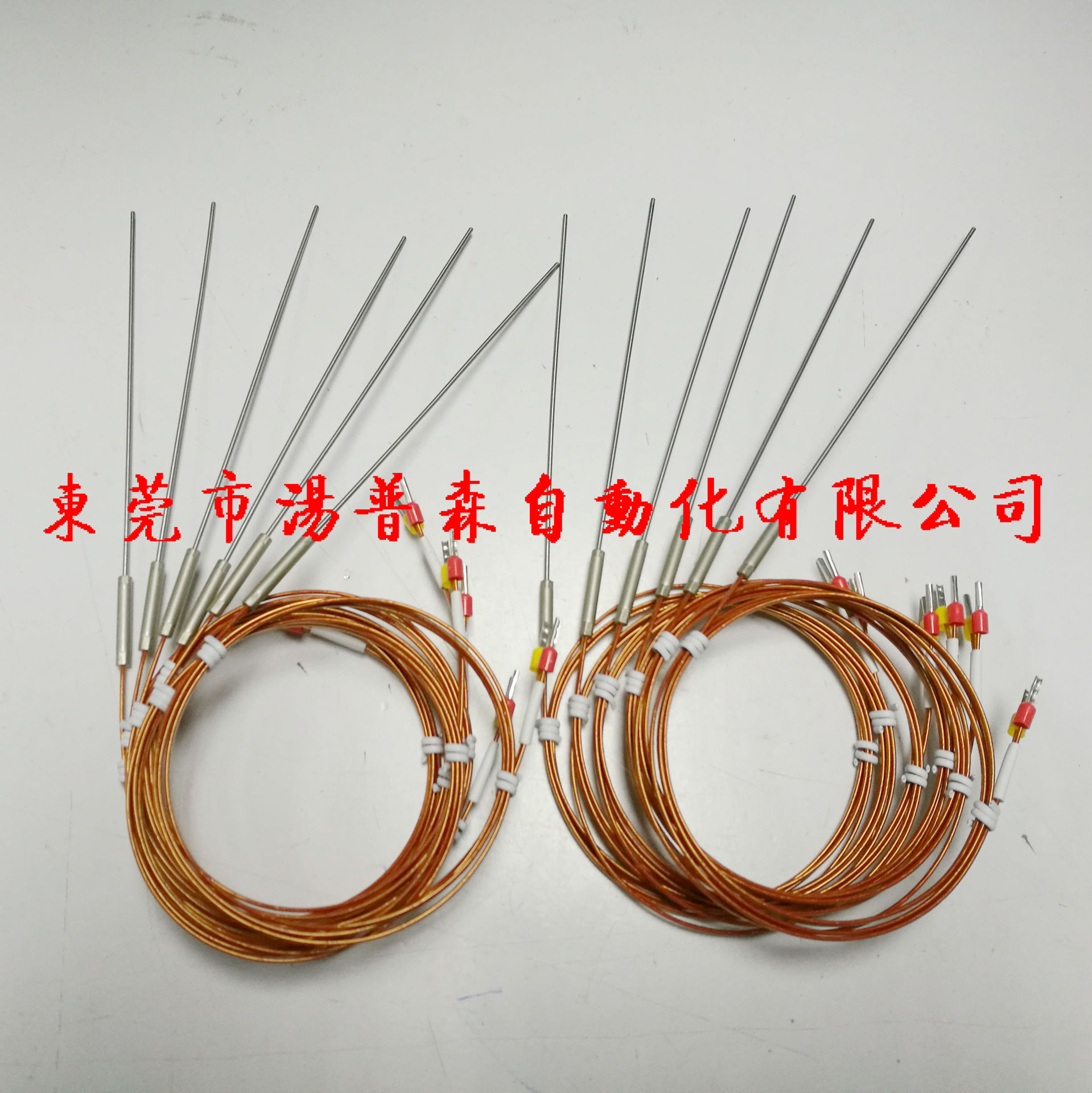 热流道热电偶/铠装1.0/1.5/1.6*150mm热咀感温线弹簧加热圈