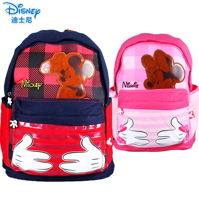 Mickey and Minnie Backpacks for Primary School Students in Grades 1-3, Lightweight and Burden-Reducing Backpacks for Boys and Girls, Kidsren's Cartoon Mickey and Minnie Backpacks for Primary School Students in Grades 1-3, Lightweight and Burden-Reducing Backpacks for Boys and Girls, Kidsren's Cartoon