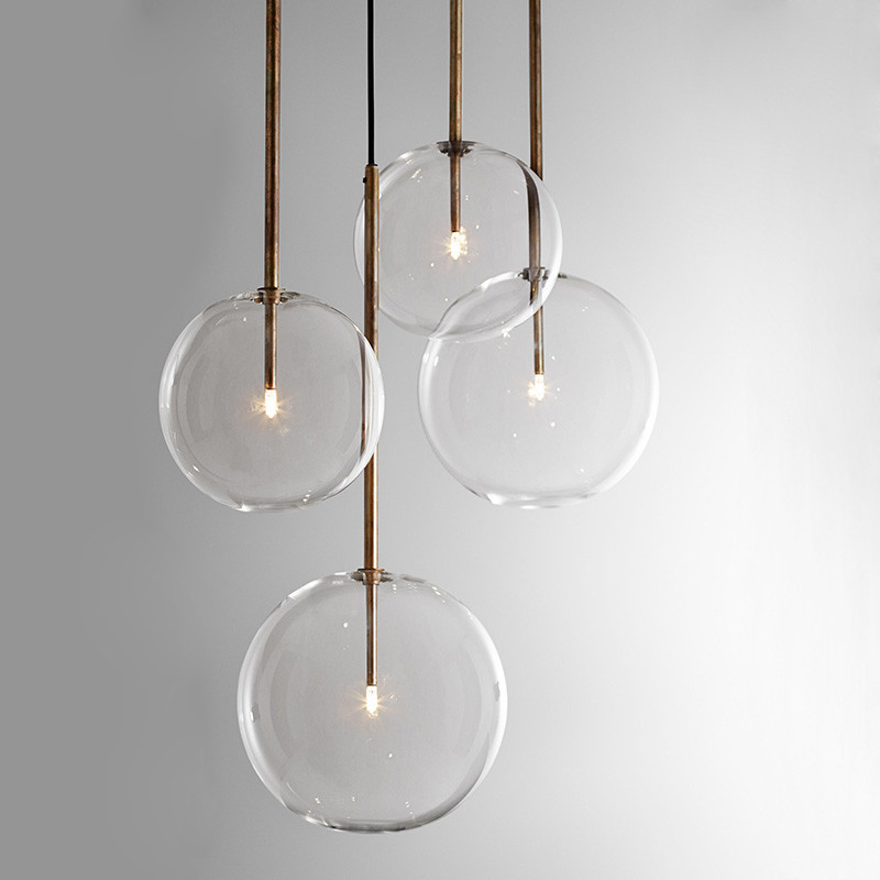 Creative glass ceiling lamp