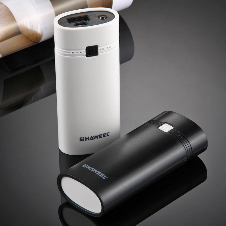 Transfronterizo 2-Sección 18650 caja de batería recargable DIY multi-función dual USB de carga del Tesoro pantalla LCD caja de energía móvil