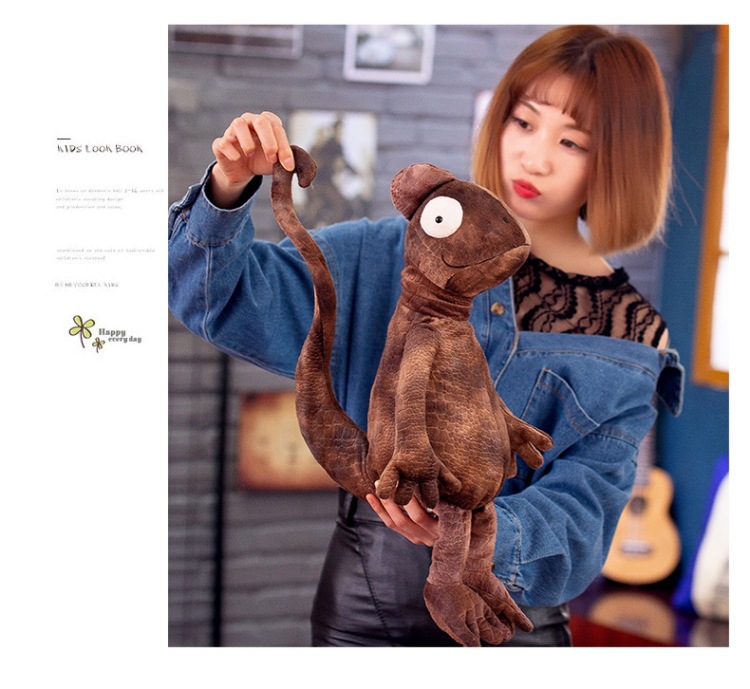 Simulación camaleón peluche juguete muñeca lagarto creativo divertido truco muñeca almohada regalo de Halloween al por mayor
