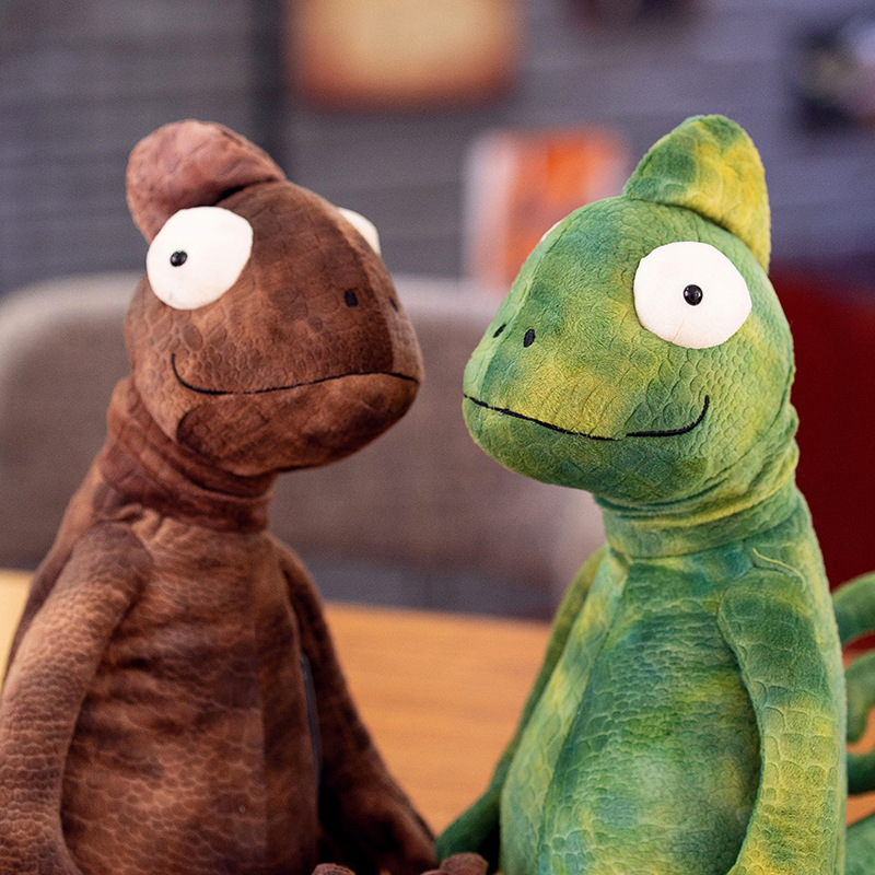 Simulación camaleón peluche juguete muñeca lagarto creativo divertido truco muñeca almohada regalo de Halloween al por mayor