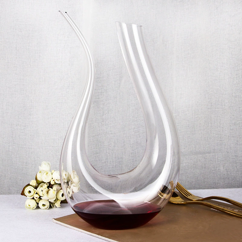 幸之助 Transparent glass crystal wine decanter, custom-made