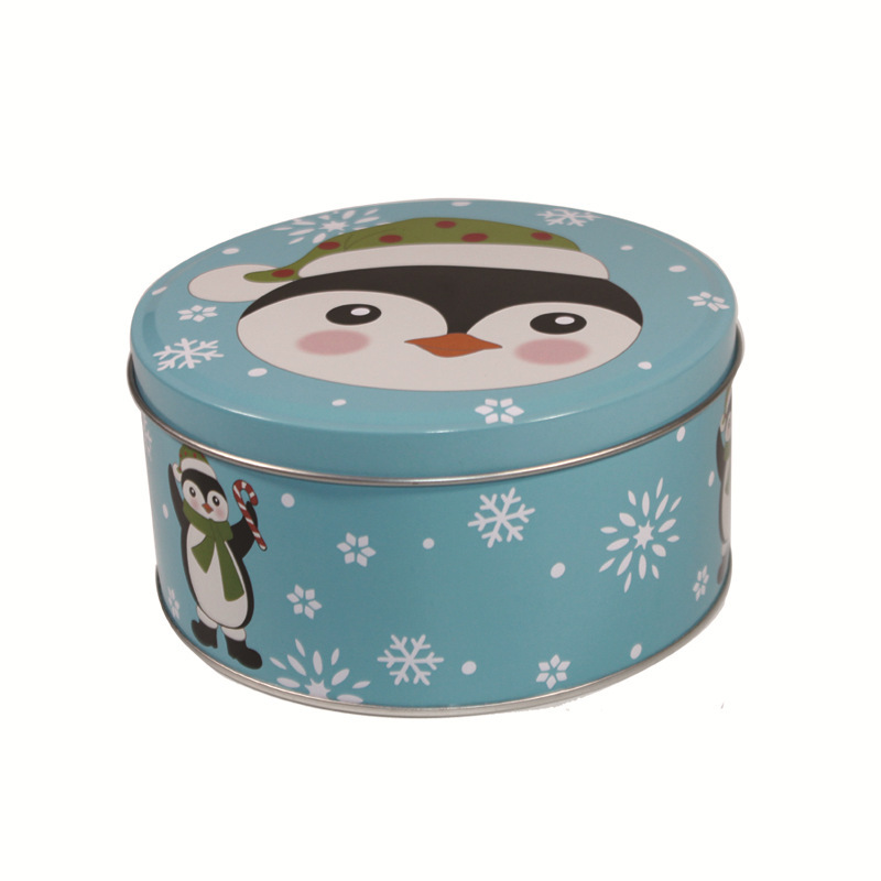 Caja Redonda de Hojalata para Galletas para Alimentos image 4