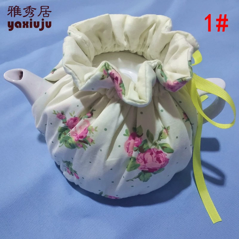 Изоляционная крышка бытового чайника, теплая Пыленепроницаемая тканевая Крышка для рук с защитой от ожогов, хлопковая ткань, крышка для чайника с хлопковой подкладкой