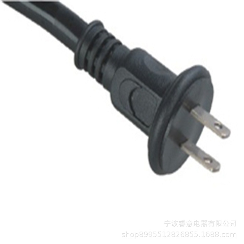 日本电源线 三插电源线日规家用电源线