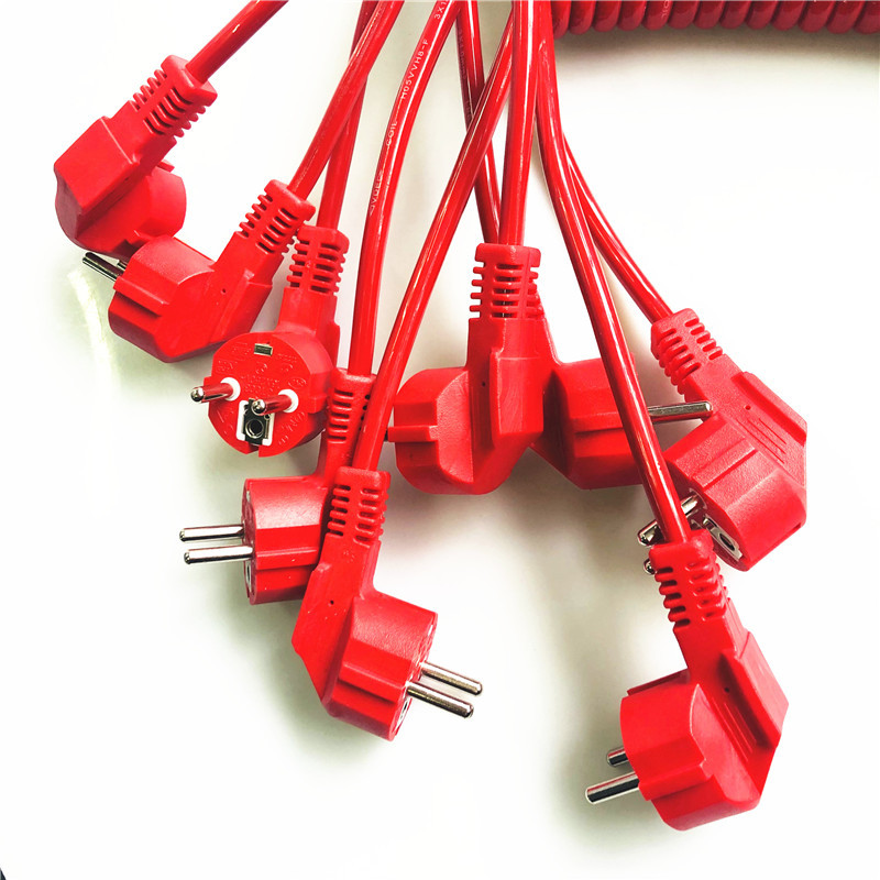 厂家批发电源弹簧线2芯1.0平方1.5平方弹簧线