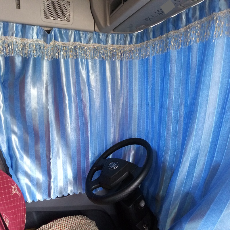 Large trucks and trucks can use curtains thickened to avoid light, anti-ultraviolet shading, heat insulation, anti-sunscreen, sleeper curtain manufacturers for sale