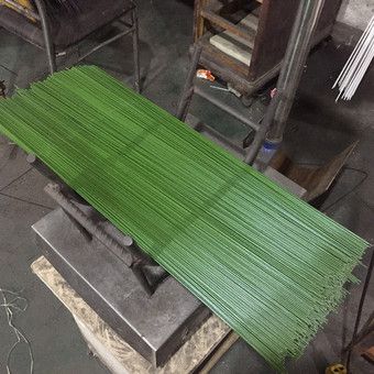 花支柱包塑钢丝 包胶钢线 爬藤架攀爬架胶包铁丝