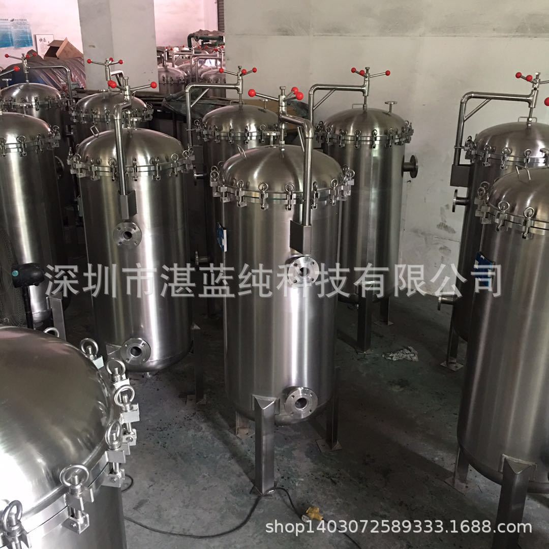 袋式过滤器污水除杂质袋式厂家供应不锈钢多袋高效滤芯