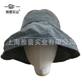 夏季防晒帽男女帽渔夫帽防紫外线大沿帽户外遮阳帽钓鱼帽子日系帽