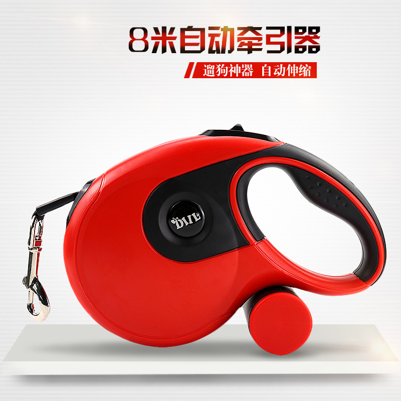 Correa retráctil automática de 8 m popular de Amazon, correa para perros grandes resistente a roturas y al desgaste, suministros para mascotas