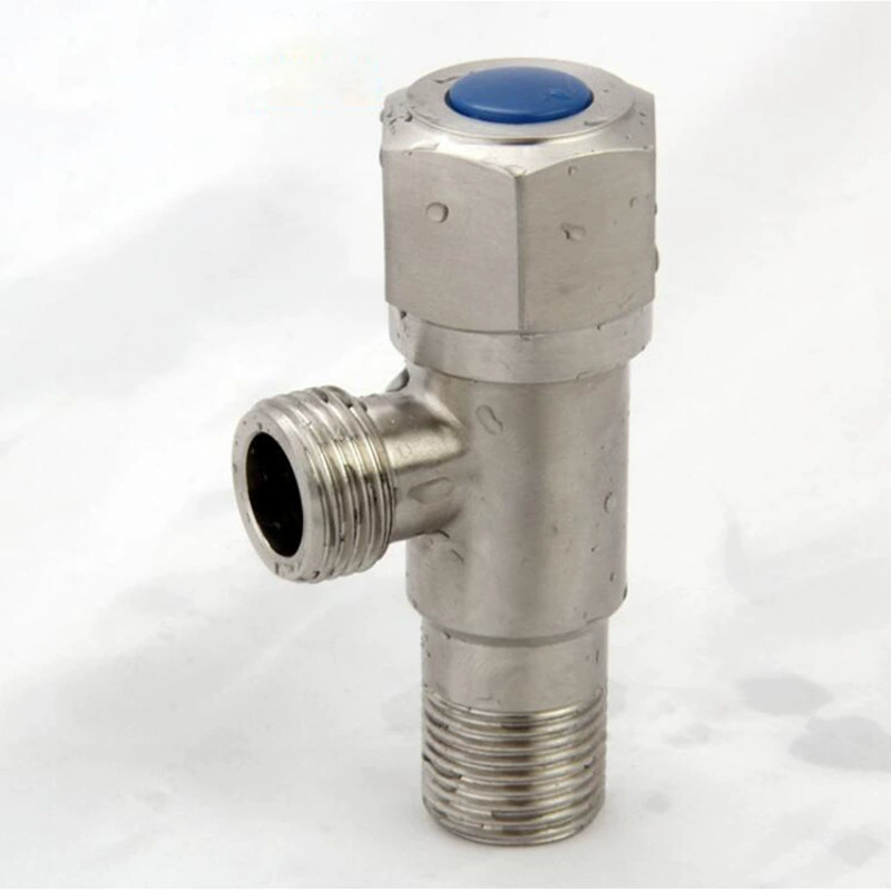 304 из нержавеющей стали шестигранный треугольный клапан водонагреватель Туалет впускной клапан стопа воды горячий и холодный медный сердечник треугольный клапан оптом
