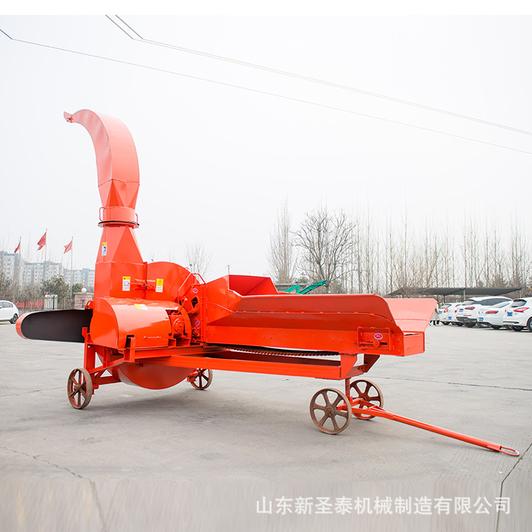 玉米秸秆青贮铡草机 风送式动力铡草机 效果好的的秸秆加工机