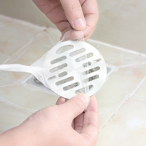 100 pieces of floor drain filter, bathroom toilet kitchen sewer sink floor drain disposable filter