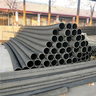 Suction and drainage rubber steel wire skeleton hose conveying concrete sand and gravel large diameter wear-resistant steel wire hose