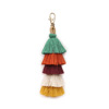 Woven accessory handmade with tassels, ethnic pendant, keychain, ethnic style, wholesale