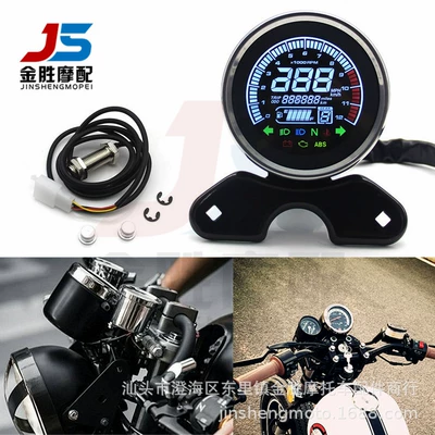 Motosiklet çoxfunksiyalı alət, yürüş, Gongying Li keçidli LCD displey taxometr