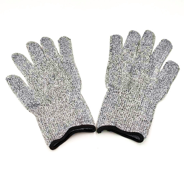 聚乙烯食品级 儿童款 小孩防割保护手套 小号防切割钢丝手套