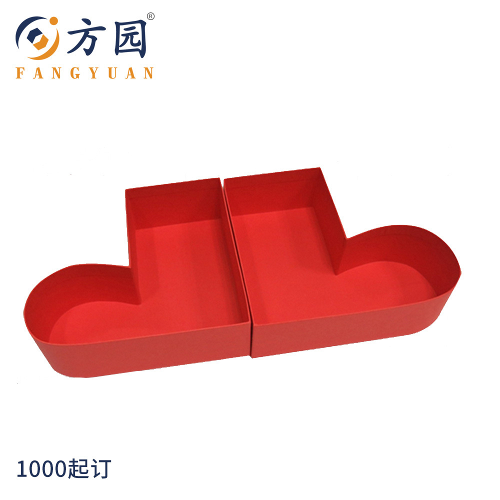 方园红色靴型圣诞礼品包装 厂家创意包装礼盒