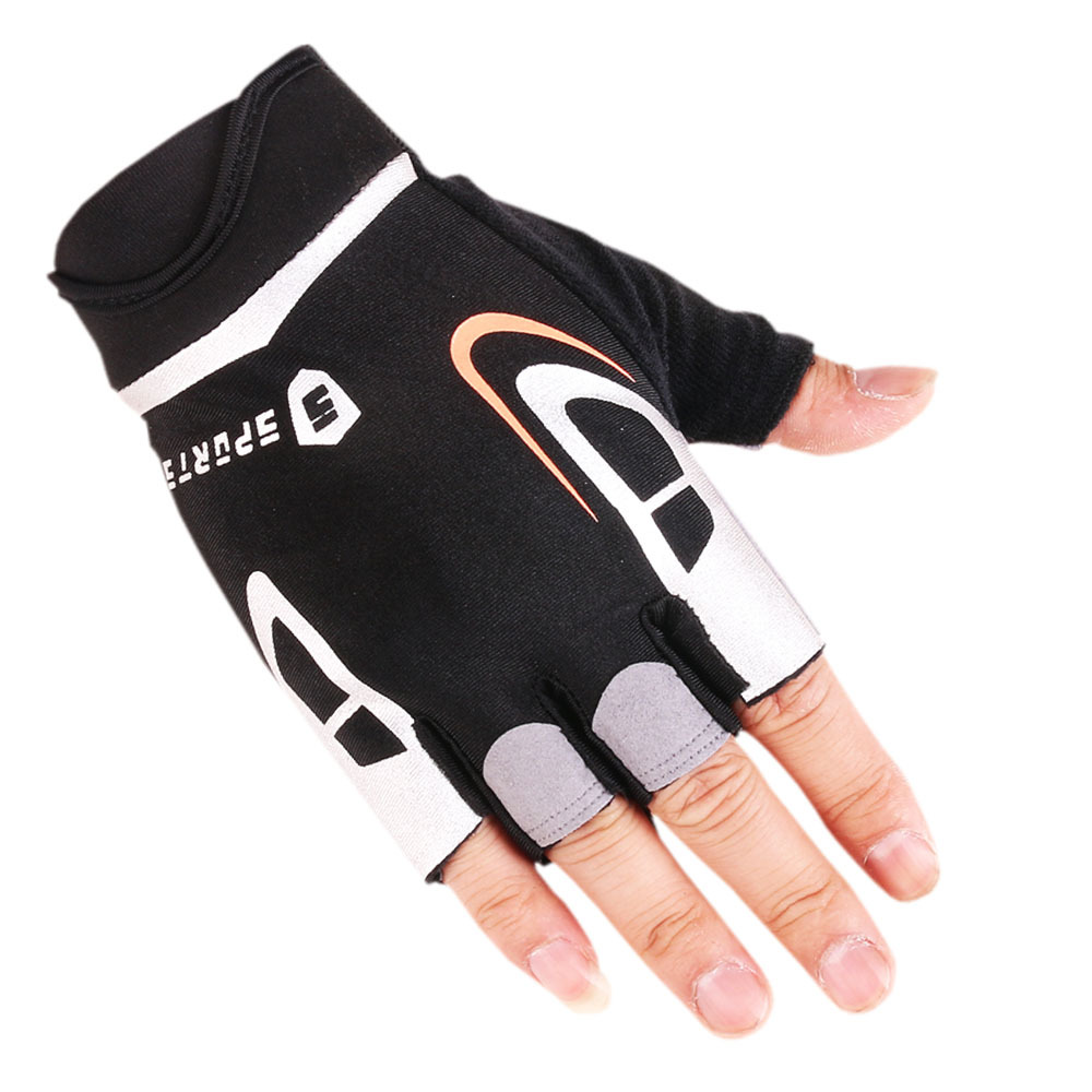 Ciclismo medio dedo guantes nuevos hombres y mujeres al aire libre ciclismo deportes bicicleta montañismo ejercicio dedo faltante guantes de fitness