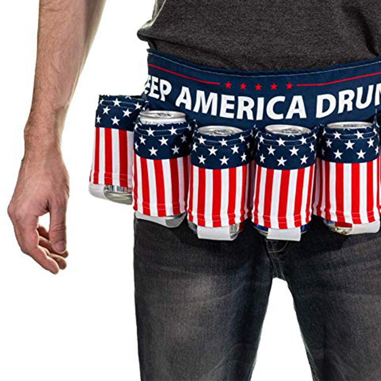 Novela soporte de bebida cinturón de cerveza creativo fiesta de picnic cinturón de bebida Festival de cerveza delantal