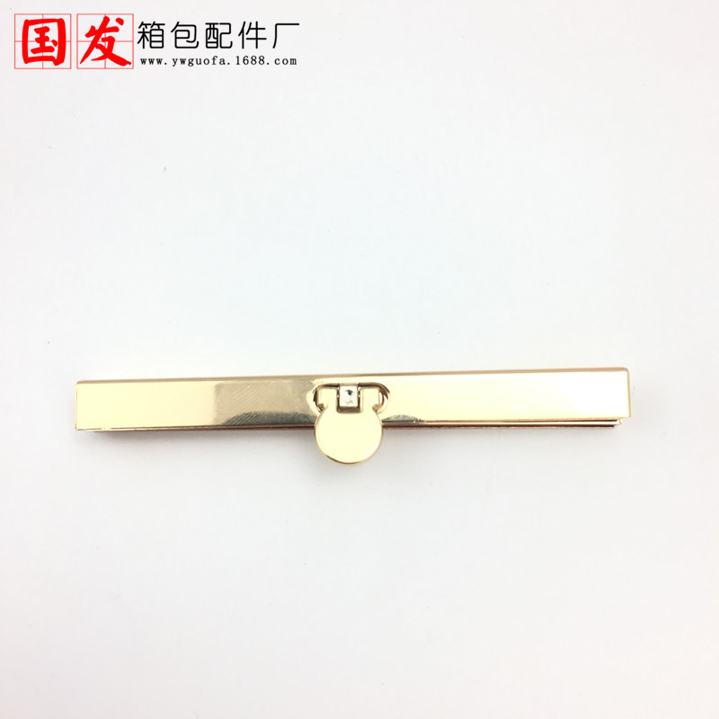 In stock: 11CM borde redondo cabeza recta oro borde borde bolsa hardware accesorios de bisagra bolsa de plata al por mayor