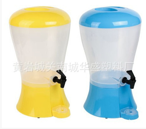 厂家直销塑料10L带水龙头果汁桶 亚克力啤酒桶 大号饮用水桶