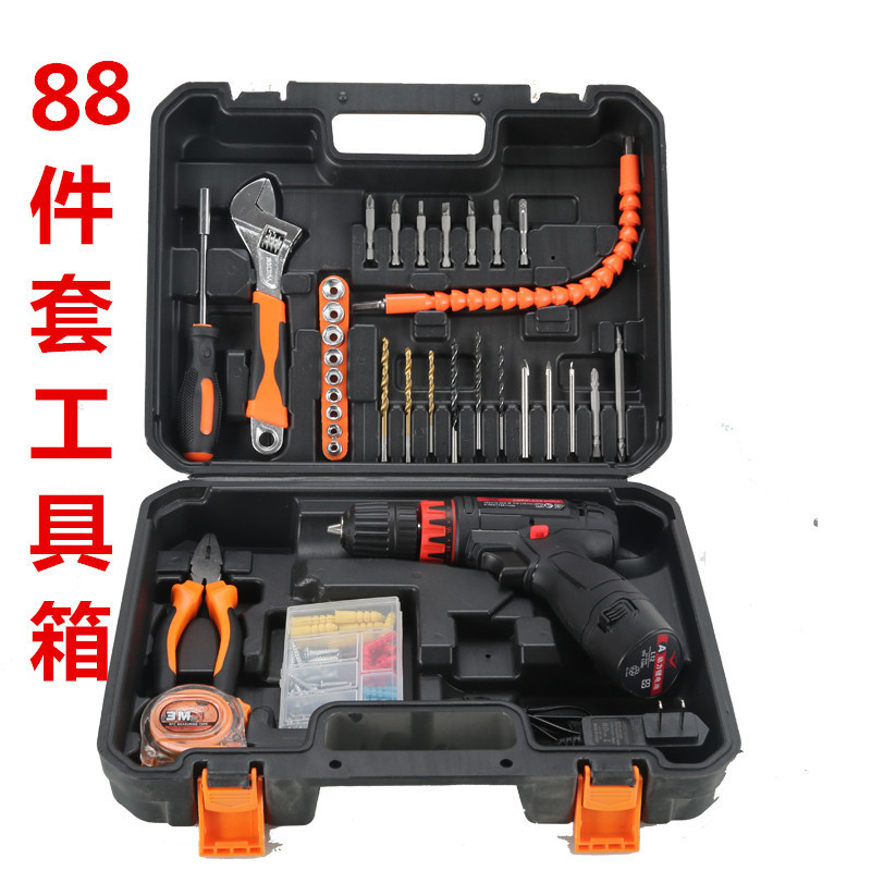 Gran cantidad de taladro de carga de litio doméstico 12V taladro de litio doméstico destornillador eléctrico motor motor al por mayor