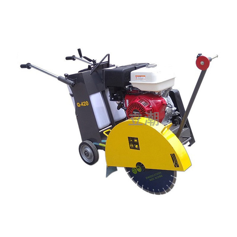 能切20公分深混凝土伸缩缝路面切割机 手扶式水泥地面马路切割机