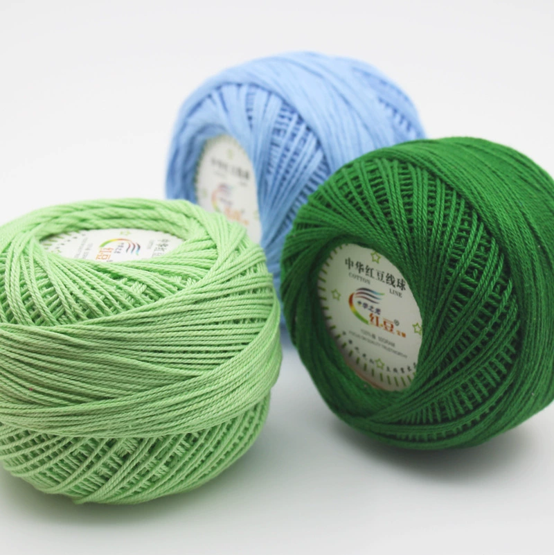 Хлопково-шелковые нити, импортное качество летняя детская crochet, 3 размера