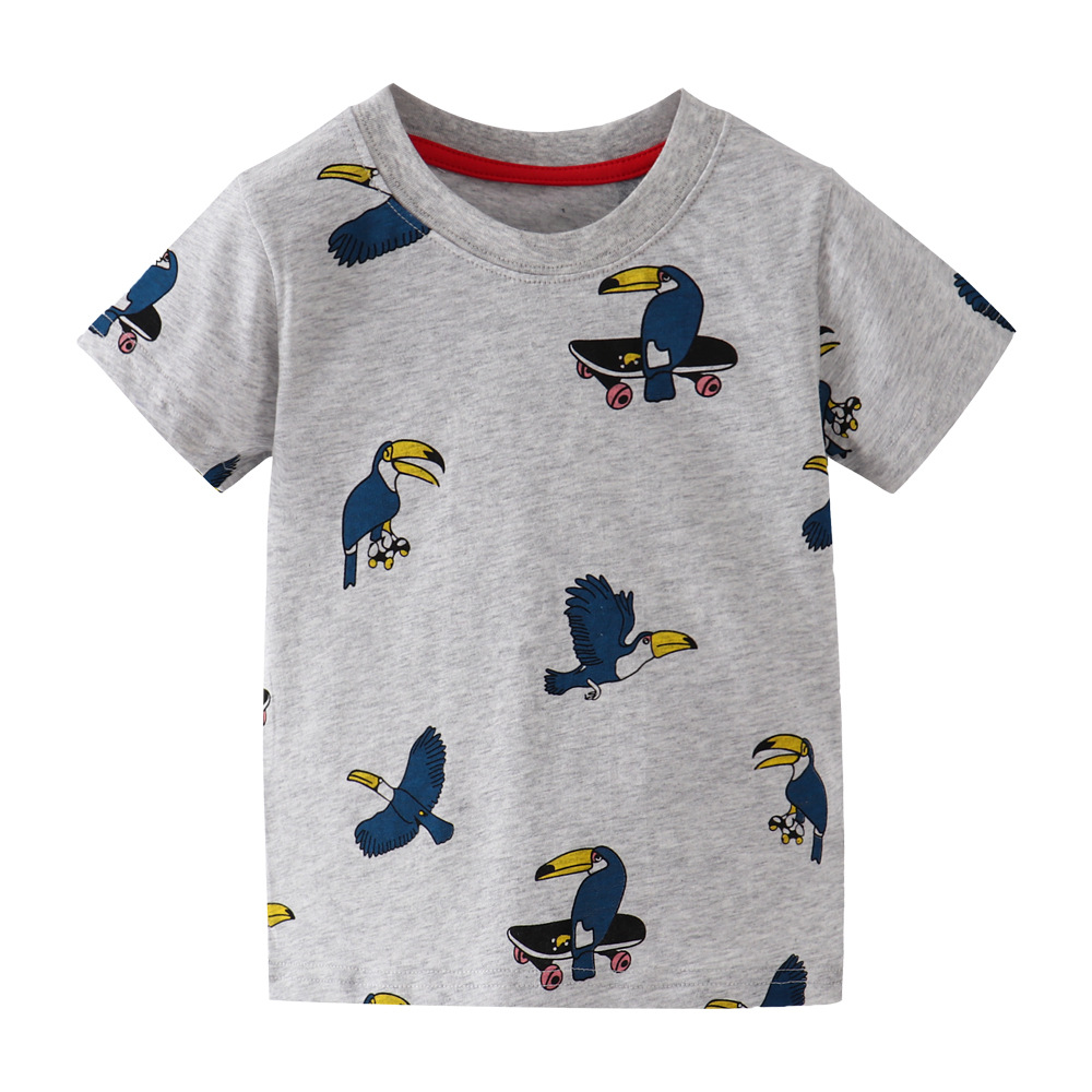 Summer children's short sleeve T-shirt for boys