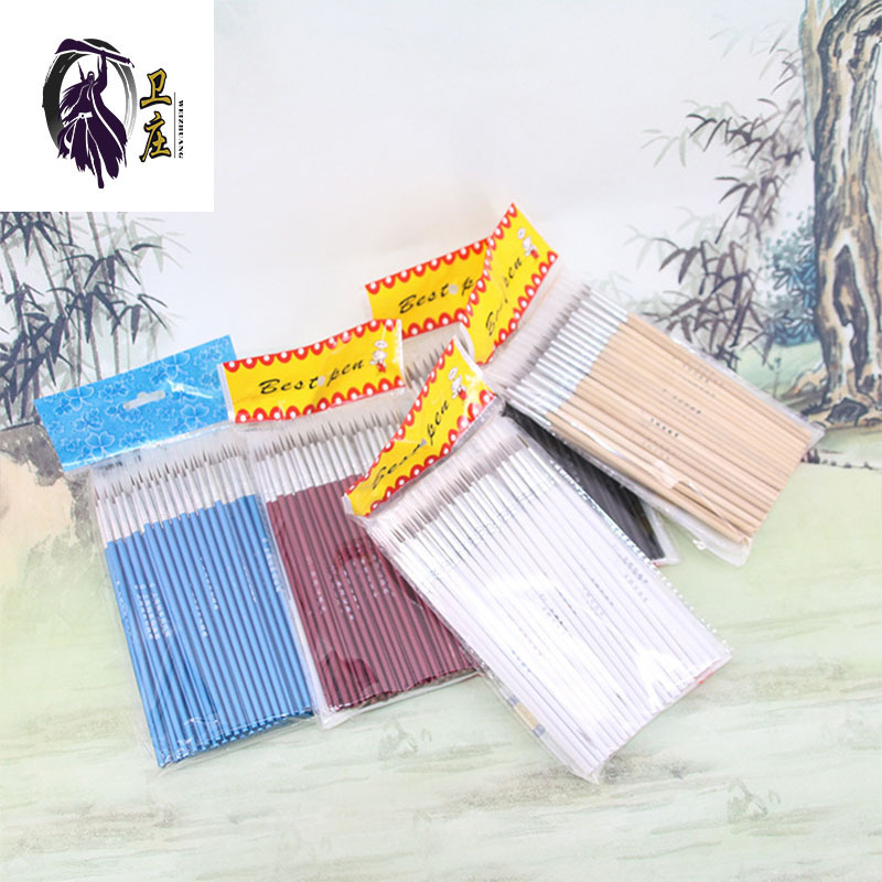 Manufacturer Wholesale Hook Pen Digital Oil Paint Brush Art Student DIY Tracing Pen Manicure Pen Gouache Oil Painting Ultra-Fine Pen