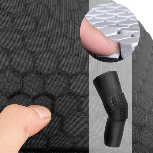 Cross-border adult football basketball knee pads for men honeycomb anti-collision running leggings outdoor cycling warm sports knee pads