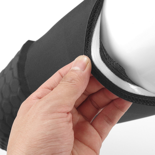 Cross-border adult football basketball knee pads for men honeycomb anti-collision running leggings outdoor cycling warm sports knee pads