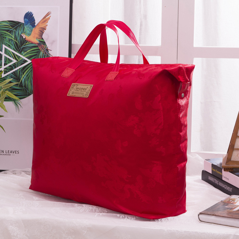 Bolsa de edredón de boda bolsa de algodón edredón bolsa de almacenamiento a prueba de polvo a prueba de humedad bolsa de manta plegable