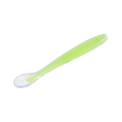 Dorado cloth baby full silicone soft spoon baby food supplement feeding spoon newborn soft head spoon children's tableware 6061