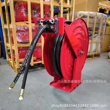 力山墨尼双管液压盘管器救援爆破工业消防非标弹簧水管卷盘厂家