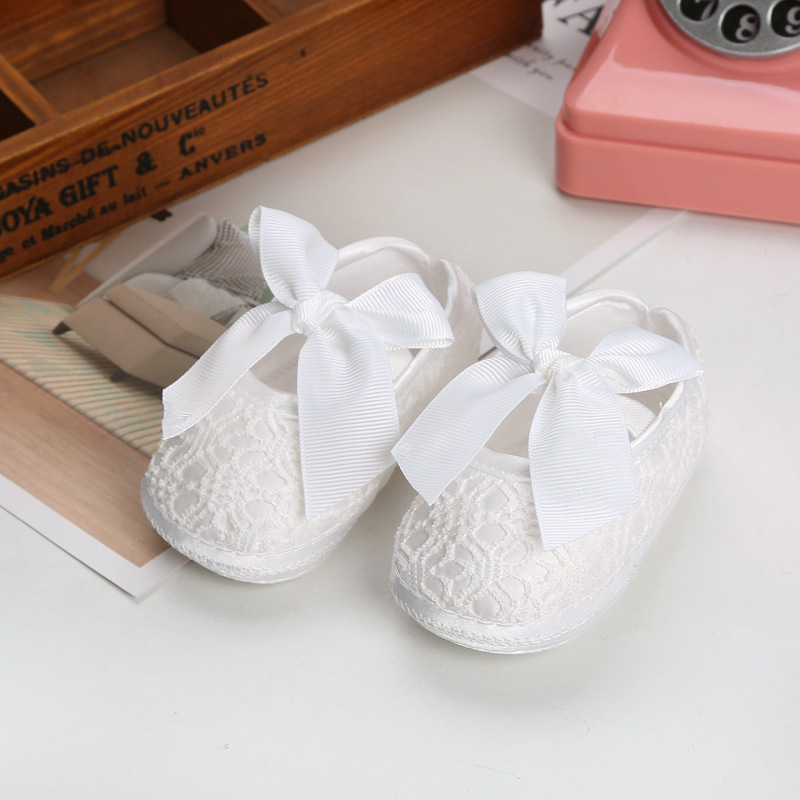 La Primavera y El Otoño DE LA Princesa zapatos de bebé de fondo suave 0-12month zapatos de red de bebé femenino solo transpirable Infantil Niño piso calcetines Zapatos