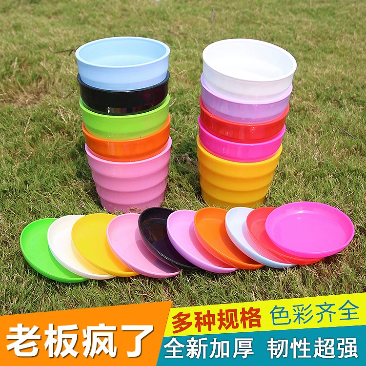 Резьбовые цветочные горшки мясистые зеленые цветочные горшки Смола утолщенный цвет глянцевый имитация фарфора Пластиковые горизонтальные горшки для зерна оптовые производители