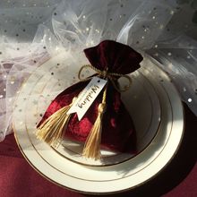 中国风创意束口绒布袋喜糖袋喜糖盒结婚用品拌手礼盒礼品盒厂家