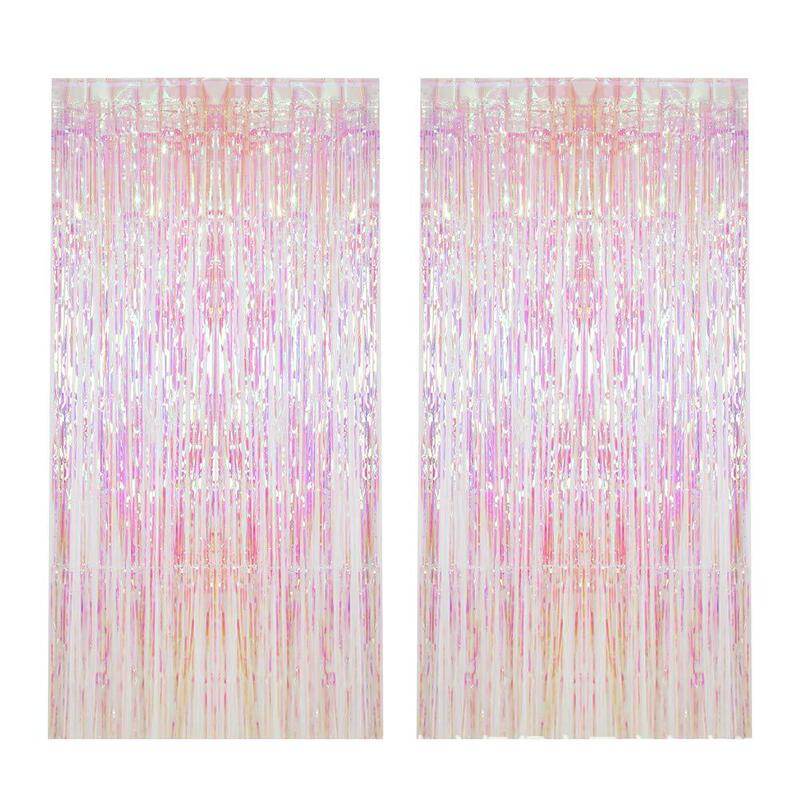 Birthday Party Photo Background Wall Layout Thickeneded Wedding Transparent Rainbow Film Rain Curtain Colorful Rain Curtain Birthday Party Photo Background Wall Layout Thickeneded Wedding Transparent Rainbow Film Rain Curtain Colorful Rain Curtain