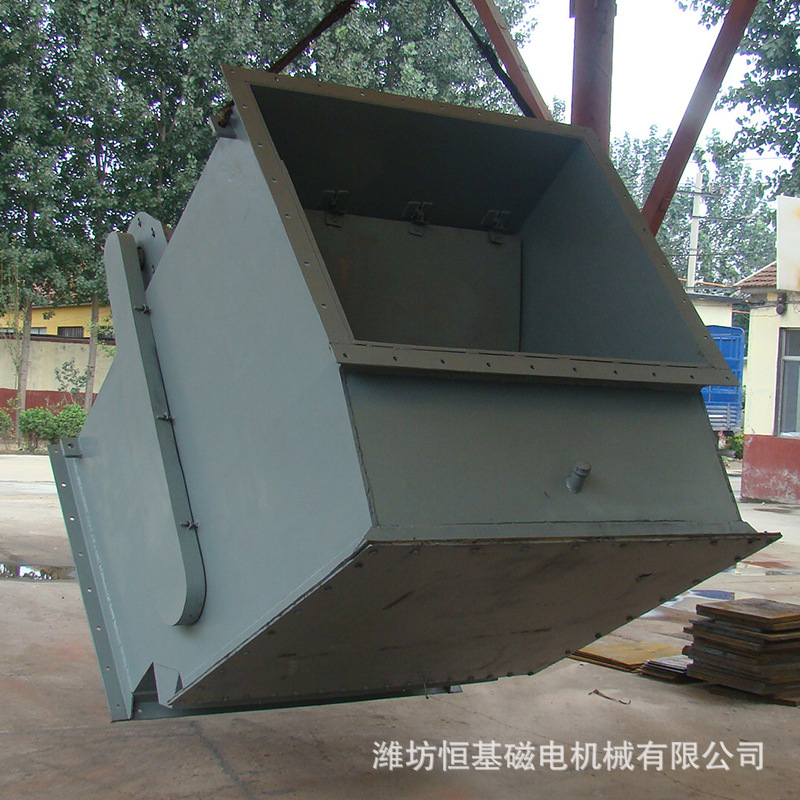 厂家批发管道自卸式永磁除铁器 管道式自动除铁器 永磁除铁设备