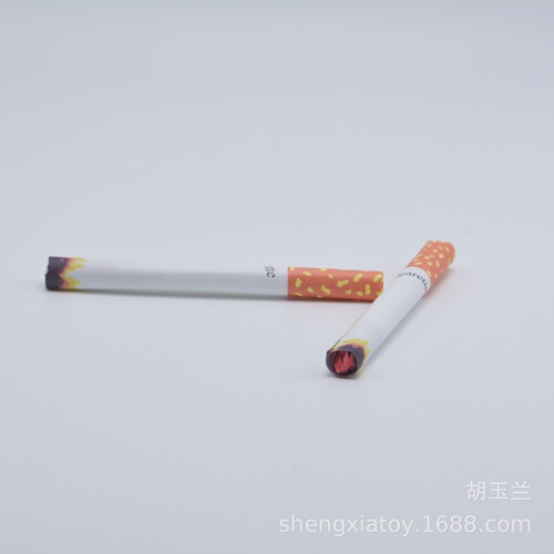 Cross-border Halloween performance dress-up simulation fake cigarette model April Fool's Day prank props two cigarette toys