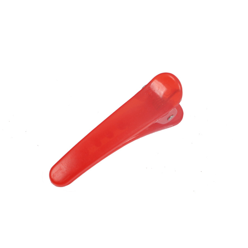 Color jalea 4.5 8cm clip de pico de pato clip de partición de color horquilla para niños belleza horquilla de plástico accesorios de horquilla