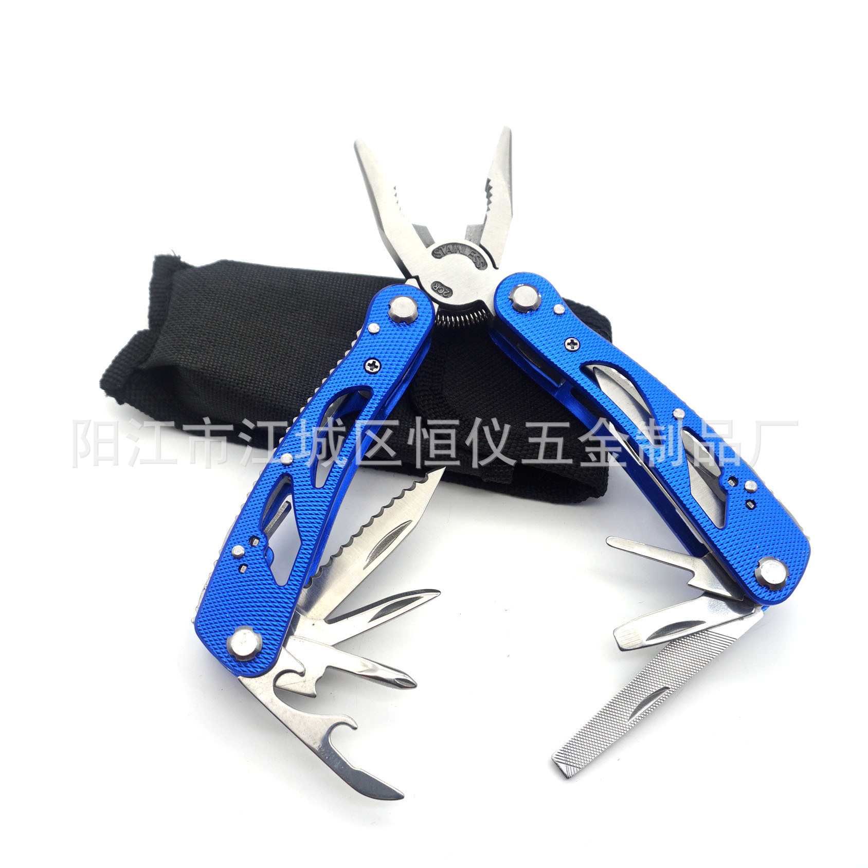 供应不锈钢多功能钳子 户外多用工具钳 多功能刀钳