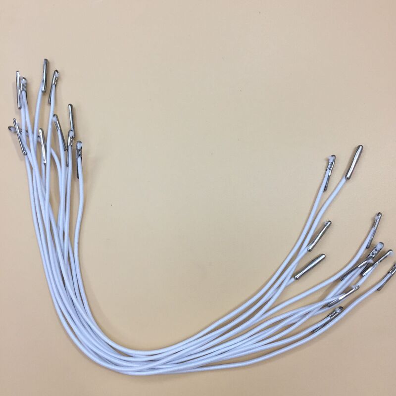 Elaine Rope Mask Rope Ring Buckle Tag Rope Loose-leaf Rope Stationery Card Rope Two-end Buckle Inverted Rubber Tendons