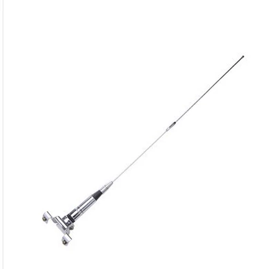 Car decorative antenna card vehicle antenna - silver-60cm-send-small-red-flag