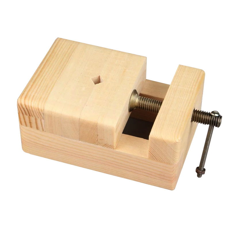 Cama de Madera para Grabado de Sellos, Pino Pulido para Talla y Estudio